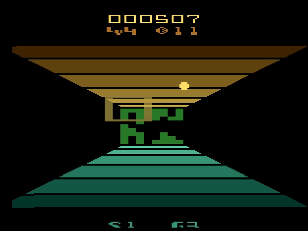 Gameplay of Wall Ball for Atari 2600